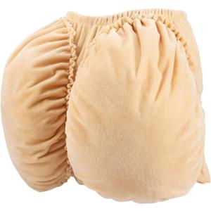Hotop Fake Butt Halloween Costume Accessories Costume for Adults Big Butt Suit Old Lady Costume for Halloween Cosplay Dress Party, Solid Nude Color