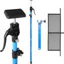 79 inch Heavy Duty Adjustable Cargo Bar,200LB CapacityNon-Slip Truck Bed Divider for Pickup Truck Bed,Aluminum Handle Cargo Bar for SUV, Trailer, Van, Come with 1 Bar, 1 Divider, 1 Net (Blue)