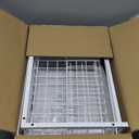 REALINN Under Sink Organizer, Pull Out Cabinet Organizer 2 Tier Slide Out Sink Shelf Cabinet Storage Shelves, Storage for Kitchen Bathroom, White, 2 Pack