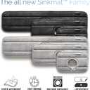 The Original Ternal Sinkmat Drip Catcher & Splash Guard, Faucet Mat for Sinks  Absorbent Microfiber, Machine Washable Counter Protector & Drying Mat for Kitchen, Bathroom or RV [Black, Mini, 1 Pack]