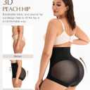 MERYOSZ Butt Lifting Panties High Waisted Tummy Control Shapewear for Women Waist Trainer Mesh Body Shaper Underwear (Black, XL)