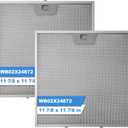 WB02X24872 Range Hood Filter Compatible with GE Range Hood Grease Filter JVW5301EJ1ES JVW5301SJ1SS JVW5301BJ1TS JVW5301FJ1DS JVW5301EJ2ES Replace PD00042306 4454446-11.87 x 11.87 Inche, 2pack