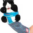 Interactive Toys for Cats Dogs, Indoor Cat Play Gloves, Puppet Wrestling Toy Gloves for Handling Aggressive Cats, Scratch Resistant Arm Protection for Cat Training, Grooming, Bathing (C001)