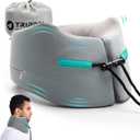 GOLDORANGE Neck Pillows for Travel Memory Foam Airplane Pillow Neck Head Support for Adults Car Home Office Sleeping Rest Travel Accessories Gray M (Grey)