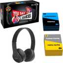 Sorry What Game, Uncensored Lip Reading Party Games for Adults, Card Games for Adults & Friends, Based On The Headphone Challenge, Flipping-Fun Party Games for Families & Game Nights