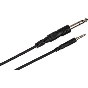 Hosa CMS-110 Stereo Interconnect, 3.5 mm TRS to 1/4 Inch TRS, 10 Feet