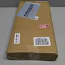 SONGMICS Cabinet Organizer Shelf, Set of 2 Kitchen Counter Shelves, Kitchen Storage, Spice Rack, Stackable, Expandable, Metal and Engineered Wood, Ink Black and Natural Beige UKCS200B01 (15.6"W)