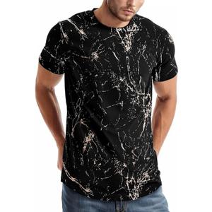 Keasmto 3D Print Cool T Shirts Graphic Design Casual Summer Short Sleeve Fashion Tees Shirt for Men Women (Large)