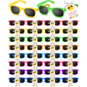 Geiserailie 48 Pcs End of The School Year Gifts for Students from Teacher Bulk Pre K Graduation Sunglasses Kindergarten Preschool End of Year Graduation Gifts for Classroom Summer Party Favors