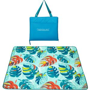 Beach Blanket Sandproof Waterproof Compact Sand Free Beach Mat Foldable Picnic Blankets Washable Outdoor Blanket for Beach Vacation, Camping, Park, Travel