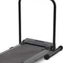 Handle Bar for Walking Pad Only, Compatible with Walking Pad 19.7'' Wide, Adjustable Handrail Height (Max 37.4''), Non-Slip Feet, Easy to Assemble, Stable Design, Black