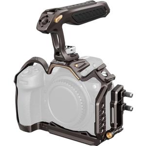 SmallRig Night Eagle Z6III Camera Cage Kit for Nikon Z6 III, Aluminum Alloy Full Cage with Top Handle, with Quick Release Plate for Arca-Swiss and Cold Shoe Mount for Microphone and Light - 4522
