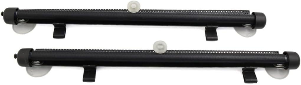 XYWHPGV 2pcs Black Retractable Perforated Car Side Window Sun Shade Roller Protector(3f0dc bc787 5ea2a 6d731 ec4f6 8b76d