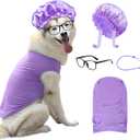 2 x Dog Halloween Costumes Wolf Granny Costume Halloween Costume for Medium Large Dogs