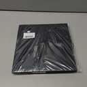 2 x FtyFty Unisex Adult Matte Graduation Cap with Tassel Year Charm (Black)