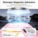 VEGO for Samsung Fold 6 Case[Compatible with Magsafe][Built-in Screen Protector][Anti-Peeping] Hinger Cover Full-Body Drop/Shock Proof Magnetic Kickstand Phone Case for Samsung Galaxy Z Fold 6 (Pink)