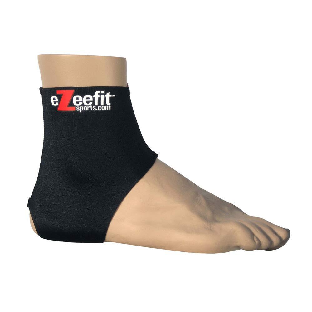 Bont eZeefit Ultrathin Ankle Booties - Blister Protection and Skate Support - Suitable for All Active Sports (L) (Black, L)