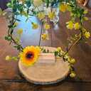 Large Wood Slices for Centerpieces 10 Pack 9-10 inches Rustic Wedding Centerpieces Table Decorations Natural Wood Rounds for Crafts Decor Wooden Circles Discs