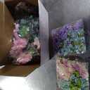 Cindeer 200 Pcs Fake Flower Heads for Crafts Mini Silk Flower Heads Faux Rose Artificial Daisy Blossom Heads Decorative Flowers for Home Bride Bridesmaid Wedding Centerpieces, 2-7 cm(Blue, Purple)