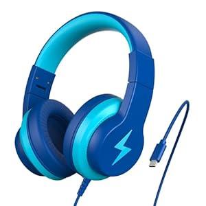 Kids Headphones for School, Upgrade USB C Headphones for Kids, Wired Headphone for Kid, HD Stereo Sound, Foldable Kid Over-Ear Headphone for Boys, Girls, iPad, PC, Tablets, Trave-Gradient Pink Kids Headphones for School, Upgrade USB C Headphones for Kids, Wired Headphone for Kid, HD Stereo Sound, Foldable Kid Over-Ear Headphone for Boys, Girls, iPad, PC, Tablets, Trave-Gradient Pink