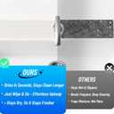 Faucet Mat for Kitchen Sink, Diatomite Stone Drying Mat & Sink Protector, Prevent Moisture, Quick-Dry Splash Guard for Kitchen & Bathroom Counter, Ivory, 23.6" x 3.9"