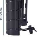 Pepper Spray Holder, OC Spray Holster for Duty Belt, Police Duty Tactical Pepper Spray Holster with Elastic Rope Tightened OC Holster for MK3 MK4 or 1.4"-1.5" Diameter Canister