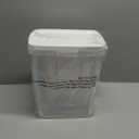 2 Pcs Cat Litter Storage Container with Airtight Lid Cat Litter Storage Bin with Spout Sealable Heavy Duty 