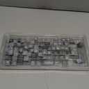 x XVX Shine Through PBT Keycaps, Keycaps 60 75 100 Percent OEM Profile, Doubleshot Custom Key caps Set for 61/64/68/84/87/100/104/108 Gaming Mechanical Keyboard, Gradient Gray