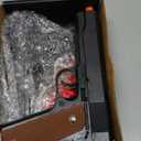 2Pack 1911 Shell Ejecting Pistol Toys Gun - Semi-Automatic Handgun with Soft Bullet and Auto Rebound, Outdoor Game Toy Foam Blasters & Guns for Boys Halloween Christmas Birthday Gifts (Black+Brown)