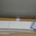 Fixwal 7 Tier Wall Mounted Shelf Unit White Floating Shelves with LED Lights Lack Wall Shelf for Home Decor Organizer Display