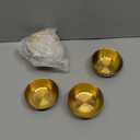 18 Pack 3.2inch Stainless Steel Sauce Dishes, Mini Individual Saucers Bowl Gold Sushi Dipping Bowls Round Seasoning Dishes Small Bowls for Prep Appetizer Plates