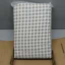 UOIO Plaid Duvet Cover Comforter Case Printed Quilt Cover,Cotton Duvet (King)