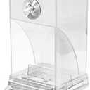 Automatic Pet Feeder, Automatic Dry Food Dispenser Bird Feeder, for Pet Feeder, Cats, Large Dogs(Transparent)