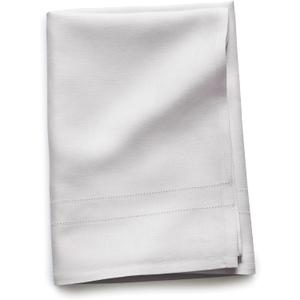 Solino Home Linen Bath Towel 30 x 54 Inch  100% Pure Linen White Bath Towel  Machine Washable and Handcrafted from European Flax