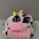 Spooktacular Creations Halloween Cow Costume, Adult Unisex Cow Costume, Animal Hooded Jumpsuit for Halloween Cosplay Party (Medium)