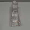 Vicenpal 4 Pieces Acrylic Square Display Block 3 x 3 x 1 Inches, 4 x 4 x 1 Inches Clear Polished Acrylic Cube Acrylic Jewelry Display Stand Ring Showcase Display Holder Base