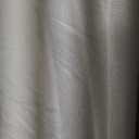 Melodieux White Semi Sheer Curtains 84 Inches Long for Living Room - Linen Look Bedroom Rod Pocket Voile Drapes, 52 by 84 Inch (2 Panels)