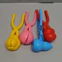 Snowball Maker, 4 Pack Snowball Mold for Kids, Snowball Mold Snow Toys, Outdoor Beach Toy Snowball Maker Toys with Handle, Birthday Xmas Gifts for Kids Ages 2-10