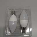 E12 LED Candelabra Light Bulbs 40 Watt Equivalent with Remote Control,Dimmable Type B Bulbs with 3 Color Temperatures & Timer Memory,4W B11 C37 Candle Small Base for Ceiling Fan,Chandelier,Night Light