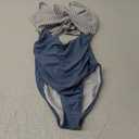 Eomenie Women's One Piece Swimsuits Tummy Control Cutout High Waisted Bathing Suit Wrap Tie Back 1 Piece Swimsuit (Large)