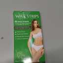40pcs wax strips - Body Waxing Strips, Wax Kit for Women & Men - Brazilian Wax Kit, Back Waxing Kit, All Skin Types, Arms, Legs, Armpits, Bikini, 98% Natural, Hypoallergenic Odourless, Green
