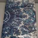 PUPIBOO Washable Pee Pads for Dogs and Cats - Super Absorbent Reusable Puppy Training Pads - 100% Waterproof, Leak-Proof & Non-Slip Whelping Pads for Pet Housebreaking (36 x 36 Inch (Pack of 2), Blue Medallion)