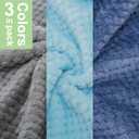 Dog Sweater, 3 Pack Dog Sweaters for Small Medium Dogs or Cat, Warm Soft Flannel Pet Clothes for Dogs Girl or Boy, Dog Shirt Coat Jacket (Medium, Grey+Navy+Sky Blue)