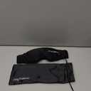 MyHalos 3D Mulberry Silk Sleep Mask for Women & Men with Cups, Blackout - Silk Eye Masks for Sleep Anywhere, Travel, Night, Face, Side - Eye Cover, Sleeping Mask, Eyemask, Sleepmask, Black