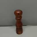 Wooden Pepper Grinder, Manual Pepper Mill with Stainless Steel Core, Refillable Pepper Shaker with Acacia Wood Body, External Adjustable Coarseness, 9 Tall