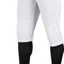 CHAMPRO Men' Champro Adult Triple Crown Knicker Baseball Uniform Pants, White, Medium US