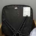 BestOffice | Ergonomic Office Chair | Mid-Back Swivel Desk Chair | Breathable Backrest & Lumbar Support | Adjustable Height | Sponge Seat | Rolling Wheels | Dark Black | for Adults & Women