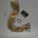 REECHO Hair Extensions, 11PCS Clip in Hair Extensions 24" Long Straight hair extensions HE005 Natural Soft Synthetic Hairpieces for Women  Golden Blonde with Highlights