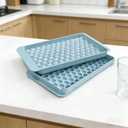 Ice Trays for Freezer, Round Ice Cube Tray with Lid and Bin, Ice Cube Trays for Freezer, Circle Ice Cube Tray for Chilling Drinks