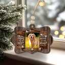 2 x Personalized Dog Memorial Ornament  Pet Loss Christmas Ornament, Custom Pet Remembrance Keepsake, Sympathy Gift for Loss of Dog, Forever in My Heart Ornament